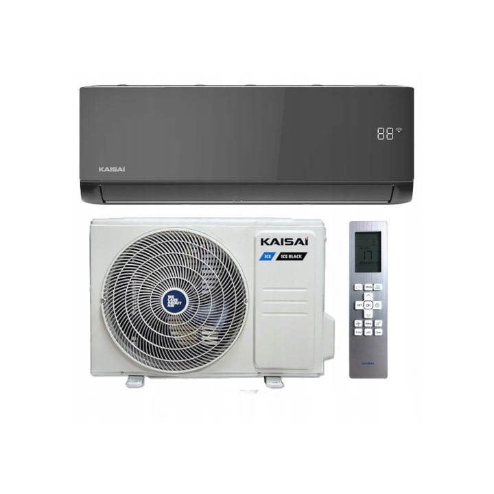 Klimatyzator ścienny KAISAI ICE Black 5,3kW energooszczędny ARMACELL