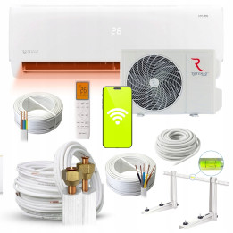Klimatyzator Ścienny Rotenso Ukura H 3,5kW do grzania + zestaw 3mb Rodigas