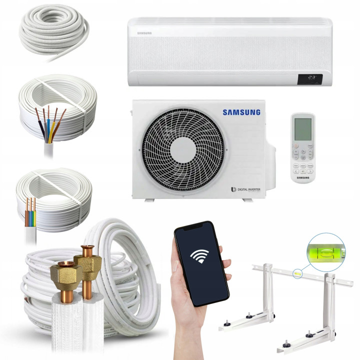 Klimatyzator ścienny Samsung WindFree Deluxe 3,5 kW WiFi R32 Zestaw 5mb