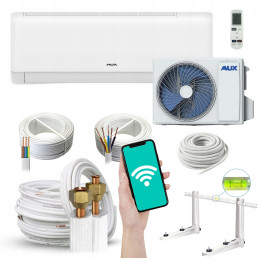 Klimatyzator ścienny AUX Q-Smart Plus 7,3kW + zestaw 3mb uchwyt Rodigas