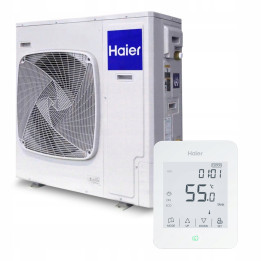 Pompa Ciepła MONOBLOK Haier 8 kW CO Ciche Grzanie Wydajna Ogrzewanie R32