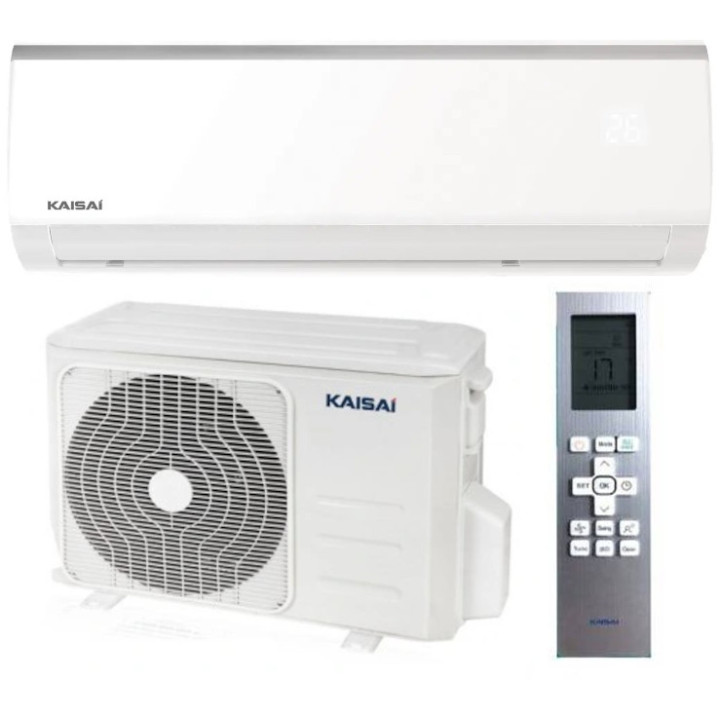 Klimatyzator ścienny KAISAI FLY 2,6kW do domu wydajny zestaw 3mb