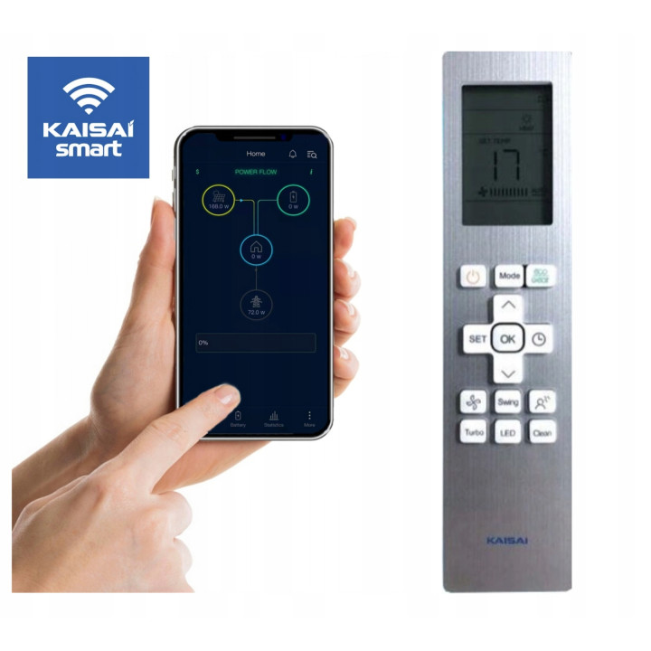 Klimatyzator ścienny KAISAI ECO 2,6kW do domu wydajny Zestaw 3mb