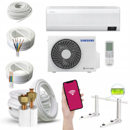 Klimatyzator ścienny Samsung WindFree Deluxe 2,6 kW WiFi R32 Zestaw 4mb