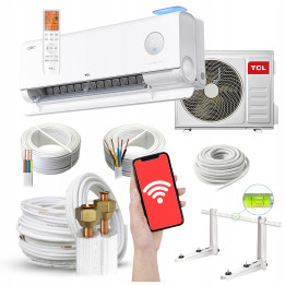 Klimatyzator ścienny TCL FreshIN 3.0 3,5kw do domu biura wydajny Zestaw 3mb