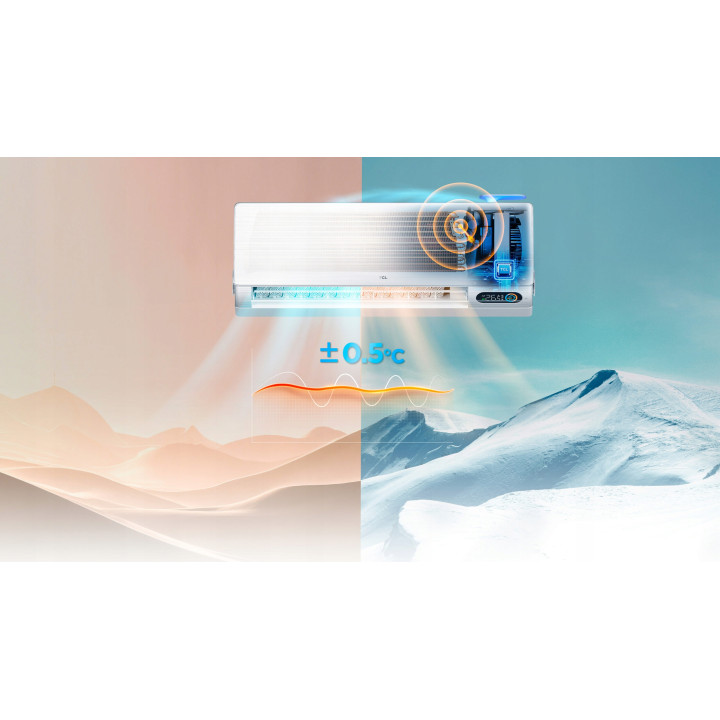 Klimatyzator ścienny TCL FreshIN 2.0 3,5kW Ogrzewanie -20*C Zestaw 3mb