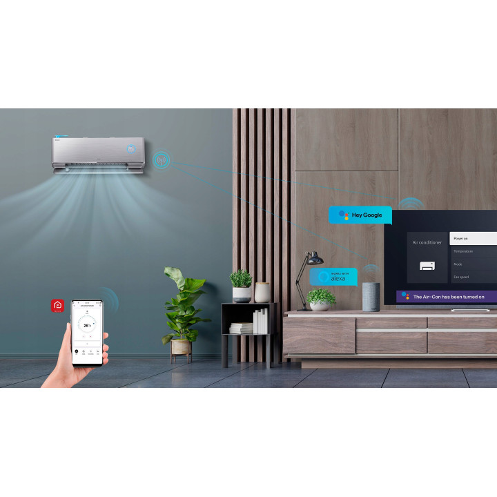 Klimatyzator ścienny TCL FreshIN 1.0 3,5kW do domu biura wydajny Zestaw 3mb