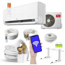 Klimatyzator ścienny TCL BreezeIN 2.0 3,5kw do domu biura wydajny Zestaw 3m