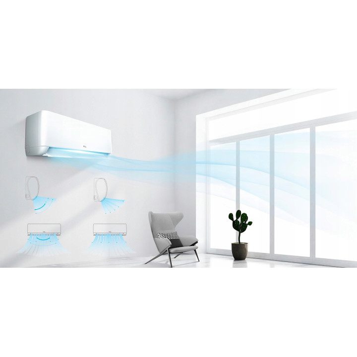 Klimatyzator ścienny TCL BreezeIN 2.0 5,6kw do domu biura wydajny Zestaw 3m
