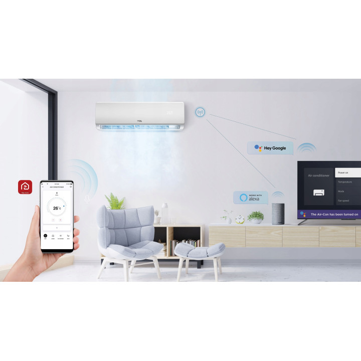 Klimatyzator ścienny TCL Elite Series XAB1 3,5kW do domu wydajny Zestaw 3mb