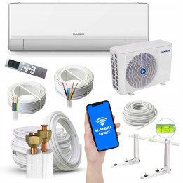 Klimatyzator ścienny pompa Kaisai Pro Heat+ 3,5kW do domu Zestaw 3mb