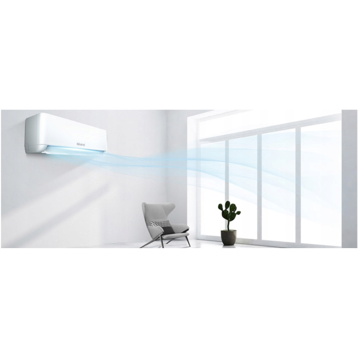 Klimatyzator do domu biura MISTRAL 3,5kW Klimatyzacja ścienna WiFi