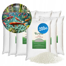 PREMIUM Kreda do stawu oczka wodnego 200kg ekologiczna dla ryb roślin 800m2