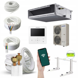 Samsung Kanałowy MSP AC140 13,4 kW Klimatyzator z Auto ESP Zestaw 4mb