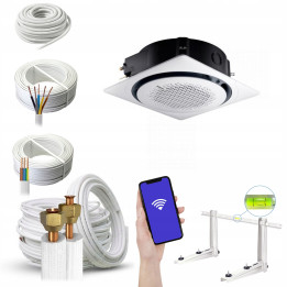 Klimatyzator kasetonowy Samsung 360 13,4 kW nawiew 360 stopni Zestaw 3mb