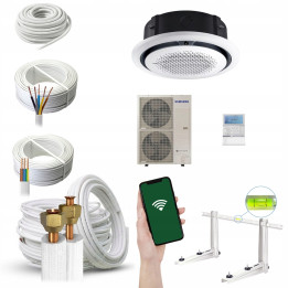 Klimatyzator kasetonowy Samsung 360 13,4 kW nawiew 360 stopni Zestaw 4mb