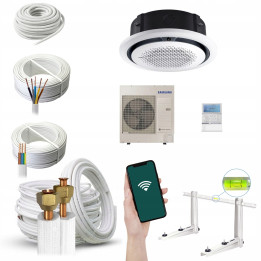 Samsung 360 Cassette 10,0 kW klimatyzator kasetonowy WiFi R32 Zestaw 6mb