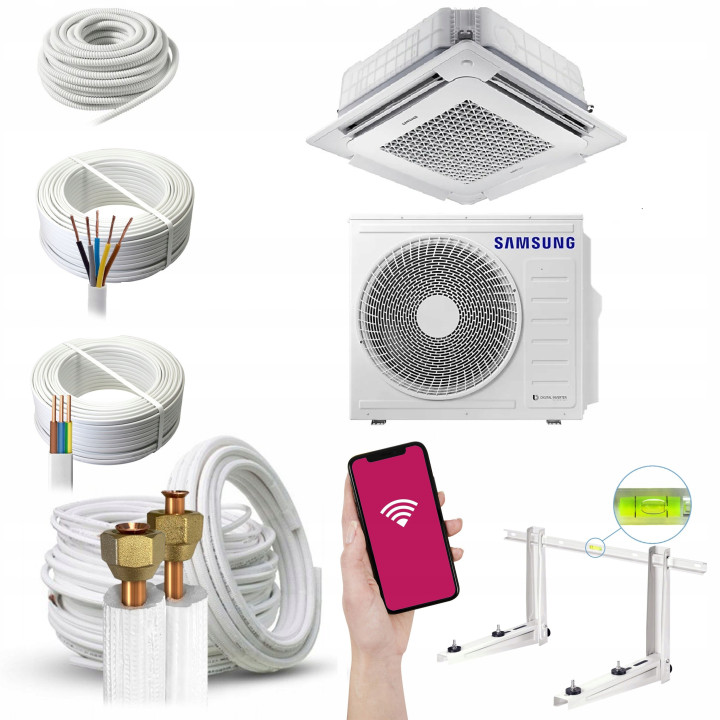 Klimatyzator kasetonowy Samsung WindFree 7,1 kW R32 Zestaw 5mb