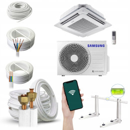 Klimatyzator kasetonowy Samsung WindFree 7,1 kW WiFi R32 Zestaw 3mb