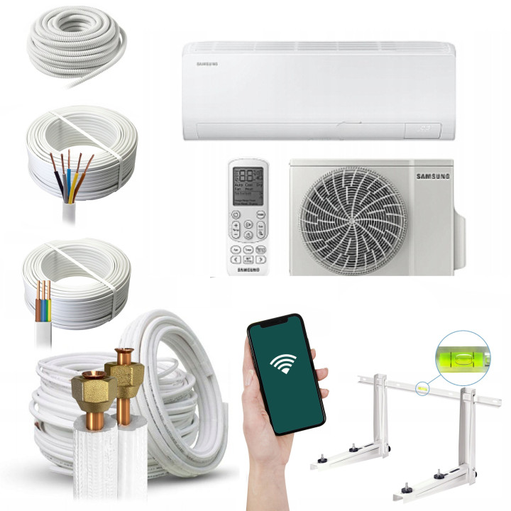 Klimatyzator ścienny Samsung Luzon S2 3,5 kW WiFi R32 Zestaw 6mb