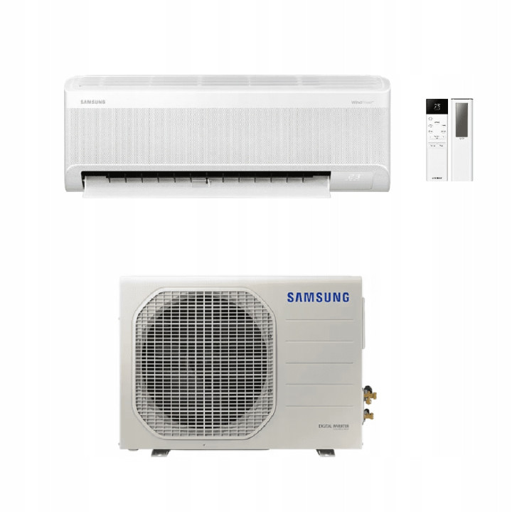 Klimatyzator ścienny Samsung WindFree Comfort S2 2,5 kW WiFi R32 Zestaw 6mb