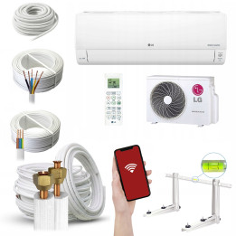 KLIMATYZACJA LG DELUXE UV Klima 5,0kW WiFi PilotCiepło Zestaw 6mb