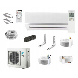 KLIMATYZATOR ŚCIENNY DAIKIN SENSIRA Comfort 2,5kW Klimatyzacja Zestaw 7mb