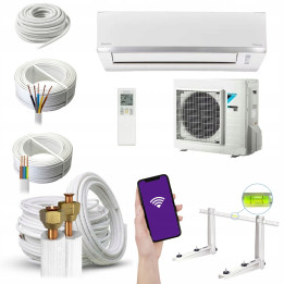 KLIMATYZATOR ŚCIENNY DAIKIN SENSIRA Comfort 2,5kW Klimatyzacja Zestaw 4mb