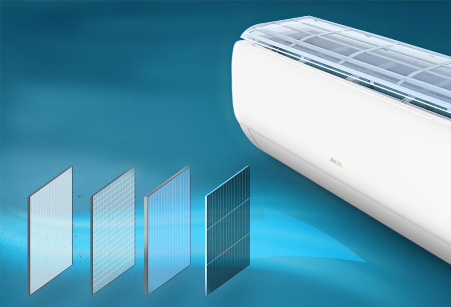 Klimatyzator AUX Q-Smart filtry